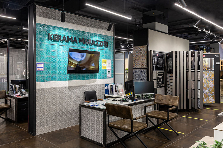 KERAMA MARAZZI, сеть салонов керамики - освещение рис.6